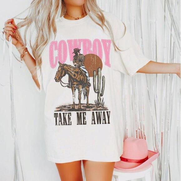 Other - Western Retro Cowboy Take Me Away Country Cowgirl Graphic Music Fan Gift Shirt